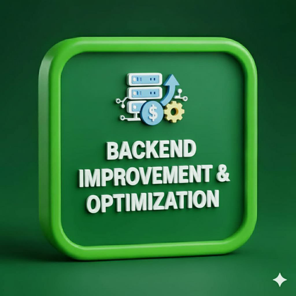 BACKEND IMPROVRMENBT & OPTIMIZATION